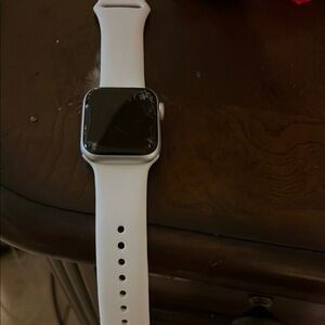 Smart Wearable Watch with White Band